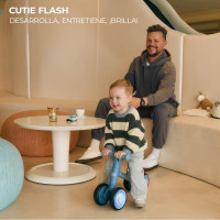 Каталка-біговел Kinderkraft Cutie Flash Green (KRCUFL00GRE0000)
