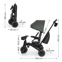Триколісний велосипед Kinderkraft Jazz 3 Green (KRJAZZ03GRE0000) Триколісний велосипед Kinderkraft Jazz 3 Green (KRJAZZ03GRE0000)