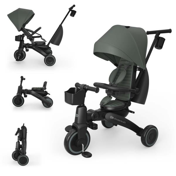 Триколісний велосипед Kinderkraft Jazz 3 Green (KRJAZZ03GRE0000) Триколісний велосипед Kinderkraft Jazz 3 Green (KRJAZZ03GRE0000)
