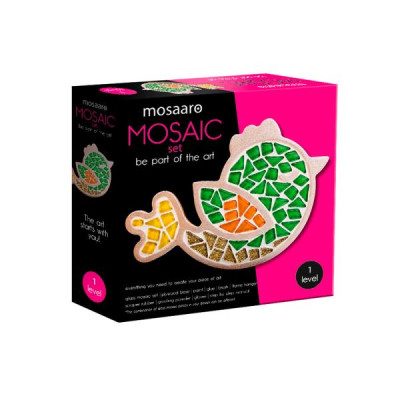 Набір для скляної мозаїки Mosaaro Птах (MA1005)