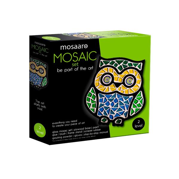 Набір для скляної мозаїки Mosaaro Сова (MA2004) Набір для скляної мозаїки Mosaaro Сова (MA2004)