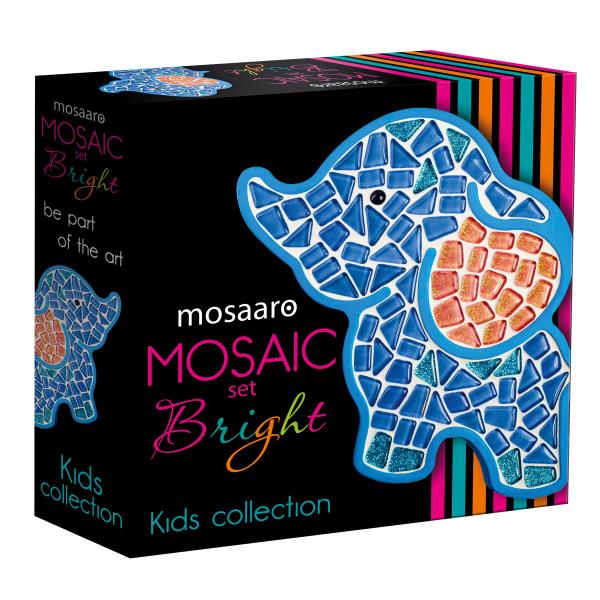 Набір для скляної мозаїки Mosaaro Слоник (MA7000