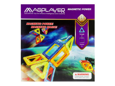 Магнітний конструктор MagPlayer 14 деталей (MPB-14) Магнітний конструктор MagPlayer 14 деталей (MPB-14)