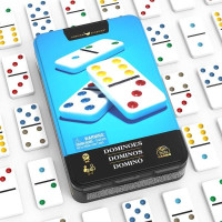 Настільна гра Spin Master Доміно у жерстяній коробці (SM98405/6065369)