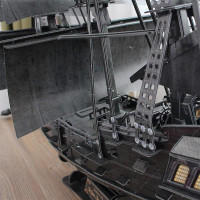 3D пазл CubicFun Корабель Чорної Бороди Помста Королеви Анни великий (T4018h)