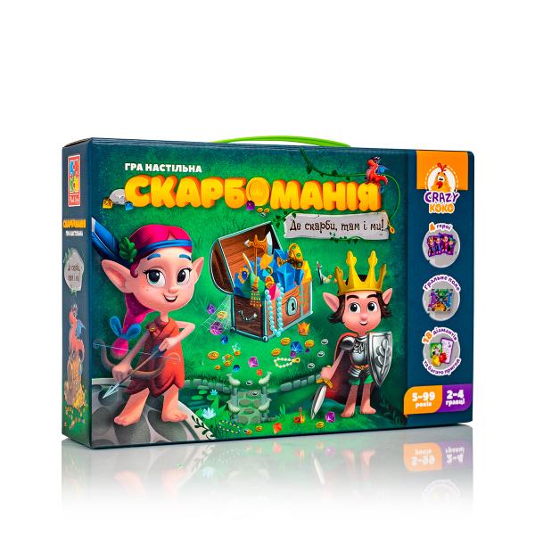 Настільна гра Vladi Toys Скарбоманія (VT8055-30) Настільна гра Vladi Toys Скарбоманія (VT8055-30)