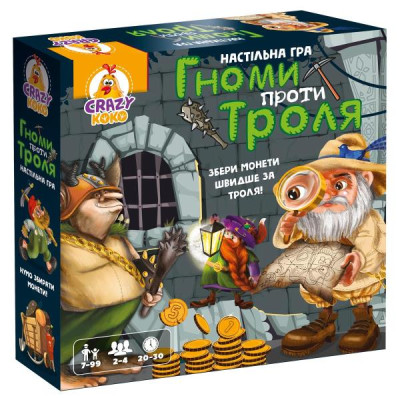 Настільна гра Vladi Toys Гноми проти троля (VT8055-36) Настільна гра Vladi Toys Гноми проти троля (VT8055-36)