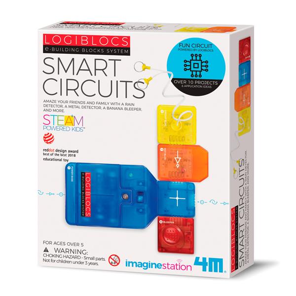 Електронний конструктор 4M Logiblocs Розумні схеми 4 модулі 10 проектів (00-06806) Електронний конструктор 4M Logiblocs Розумні схеми 4 модулі 10 проектів (00-06806)