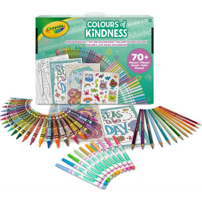 Набір для малювання Crayola Colours Of Kindness 70+ предметів (04-2941) Набір для малювання Crayola Colours Of Kindness 70+ предметів (04-2941)