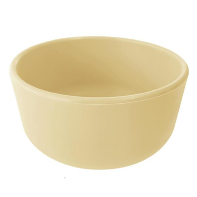 Тарілка глибока Minikoioi Bowl 400 мл 12 см силіконова жовтий (101080106)