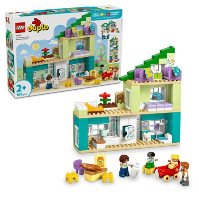 Конструктор LEGO DUPLO Town 3-в-1 Сучасний родинний будинок із фігурками 166 Деталей ( 10470 )
