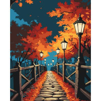 Картина за номерами ArtCraft Нічна прогулянка 40х50 см (11054-AC)