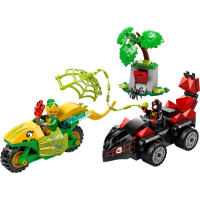 Конструктор LEGO Marvel Павук і його неймовірні друзі Перегони на електромобілях з динозаврами 124 деталі (11198)