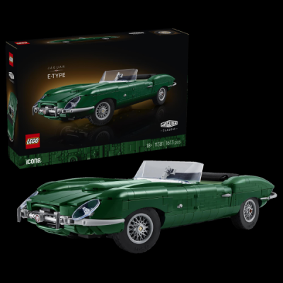 Конструктор LEGO® Icons Jaguar E-Type — Модель класичного спортивного автомобіля (11381)