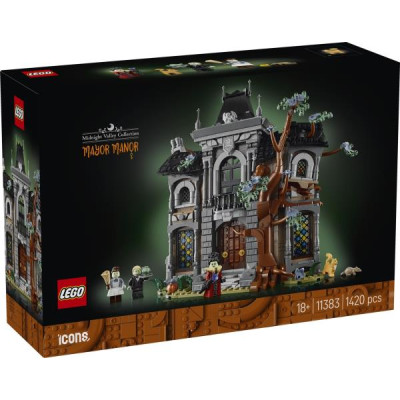 Конструктор LEGO® Icons Маєток пані мера - Набір для побудови моторошного особняка (11383)