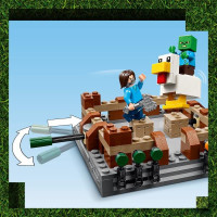 Конструктор LEGO Minecraft Бійцівський ринг у лісовому маєтку 491 деталь (21272)