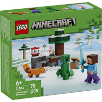 Конструктор LEGO Minecraft Пригоди Стіва в тайзі 79 Деталей (21583)