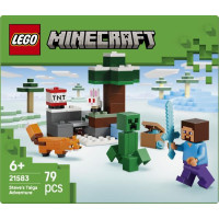 Конструктор LEGO Minecraft Пригоди Стіва в тайзі 79 Деталей (21583)
