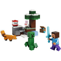 Конструктор LEGO Minecraft Пригоди Стіва в тайзі 79 Деталей (21583)