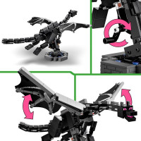 Конструктор LEGO® Minecraft® Дракон Краю Декор з відеогри, 710 деталей (21595) Конструктор LEGO® Minecraft® Дракон Краю Декор з відеогри, 710 деталей (21595)