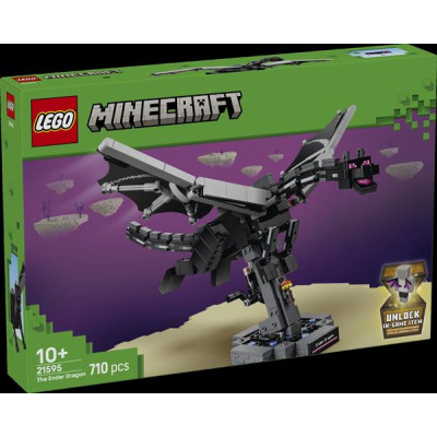 Конструктор LEGO® Minecraft® Дракон Краю Декор з відеогри, 710 деталей (21595) Конструктор LEGO® Minecraft® Дракон Краю Декор з відеогри, 710 деталей (21595)