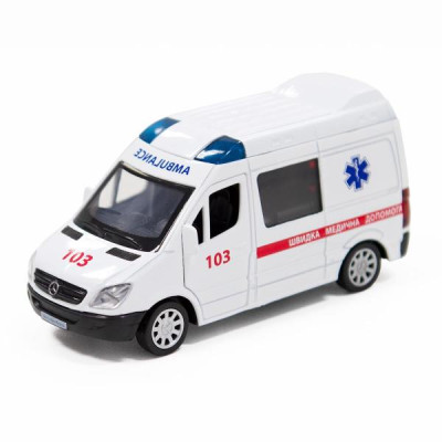 Автомодель TechnoDrive Mercedes-Benz Sprinter Швидка допомога 1:53 (250295)