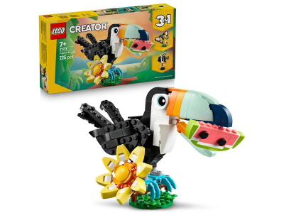 Конструктор LEGO Creator Дикі тварини Тропічний тукан 225 деталей (31173) Конструктор LEGO Creator Дикі тварини Тропічний тукан 225 деталей (31173)