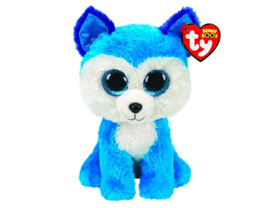 М'яка іграшка TY Beanie Boos Блакитний хаски Принц 25 см (36474)