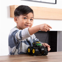 Машинка Трактор John Deere Kids Monster Treads з великими колесами (37929)