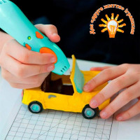 Набір стрижнів для 3D-ручки 3Doodler Start Мікс 75 шт. оранжевий, жовтий, зелений (3DS-ECO-MIX2-75)