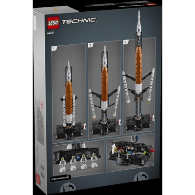 Конструктор LEGO Technic Ракета із системою космічного запуску NASA Artemis 632 Деталі (42221)