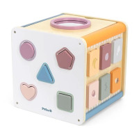 Бізікуб дерев'яний PolarB 8 в 1 (44098) Бізікуб дерев'яний PolarB 8 в 1 (44098)