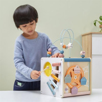 Бізікуб дерев'яний PolarB 8 в 1 (44098) Бізікуб дерев'яний PolarB 8 в 1 (44098)