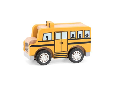 Дерев'яна машинка Viga Toys Шкільний автобус (44514) Дерев'яна машинка Viga Toys Шкільний автобус (44514)