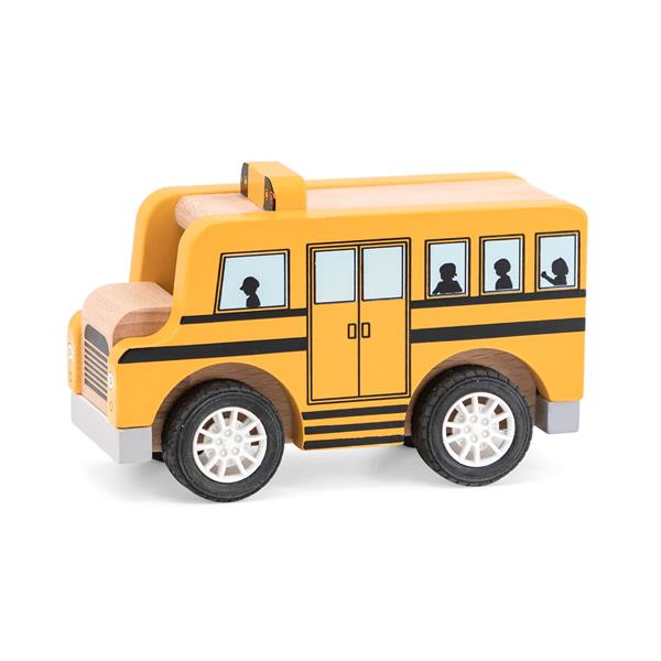 Дерев'яна машинка Viga Toys Шкільний автобус (44514) Дерев'яна машинка Viga Toys Шкільний автобус (44514)