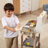 Дитячий гриль Viga Toys Барбекю з продуктами (44656)