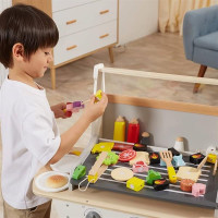Дитячий гриль Viga Toys Барбекю з продуктами (44656)