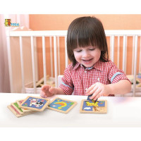Дерев'яний мініпазл Viga Toys Мураха, 4 ел. (50139) Дерев'яний мініпазл Viga Toys Мураха, 4 ел. (50139)