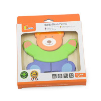 Деревяний мініпазл Viga Toys Ведмедик (50169)