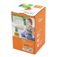 Дерев'яна пірамідка Viga Toys Жабка (50258) Дерев'яна пірамідка Viga Toys Жабка (50258)