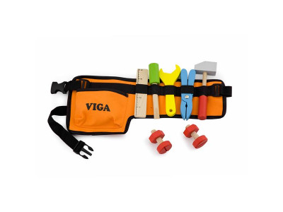 Дерев'яний ігровий набір Viga Toys Пояс з інструментами (50532) Дерев'яний ігровий набір Viga Toys Пояс з інструментами (50532)
