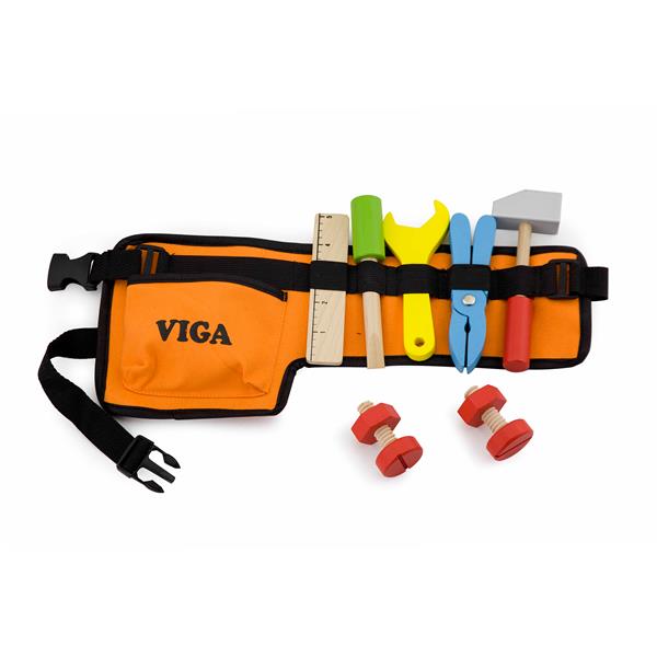 Дерев'яний ігровий набір Viga Toys Пояс з інструментами (50532) Дерев'яний ігровий набір Viga Toys Пояс з інструментами (50532)