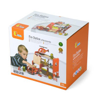 Дерев'яний ігровий набір Viga Toys Пожежна станція (50828) Дерев'яний ігровий набір Viga Toys Пожежна станція (50828)