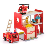 Дерев'яний ігровий набір Viga Toys Пожежна станція (50828) Дерев'яний ігровий набір Viga Toys Пожежна станція (50828)