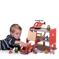 Дерев'яний ігровий набір Viga Toys Пожежна станція (50828) Дерев'яний ігровий набір Viga Toys Пожежна станція (50828)