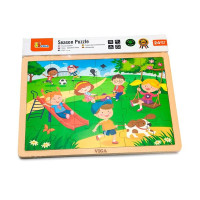 Дерев'яний пазл Viga Toys Пори року: весна, 24 ел. (51269) Дерев'яний пазл Viga Toys Пори року: весна, 24 ел. (51269)