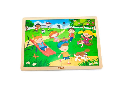 Дерев'яний пазл Viga Toys Пори року: весна, 24 ел. (51269) Дерев'яний пазл Viga Toys Пори року: весна, 24 ел. (51269)