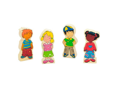 Набір магнітних фігурок Viga Toys Діти (59699VG) Набір магнітних фігурок Viga Toys Діти (59699VG)