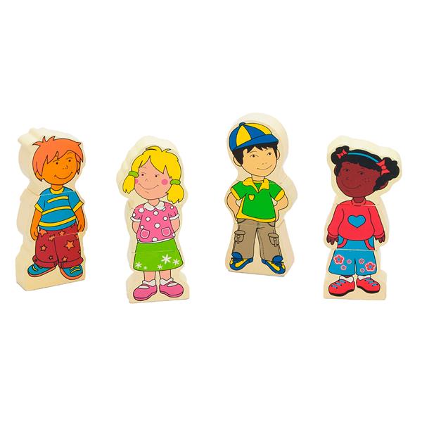 Набір магнітних фігурок Viga Toys Діти (59699VG) Набір магнітних фігурок Viga Toys Діти (59699VG)