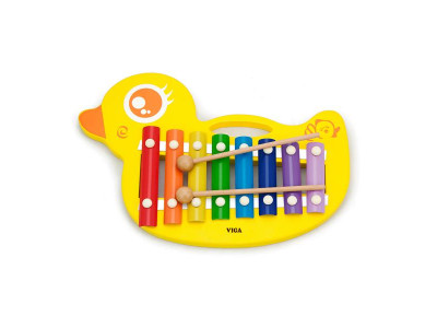 Дитячий ксилофон Viga Toys Каченя (59769)